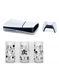 Consola PS5 Slim Version Con Disco 1 TB + Vaso Green Glass 7 Años